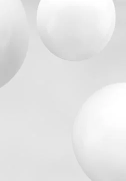 Floating spheres Stock Illustration