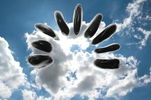 Floating Stones Stock Photos