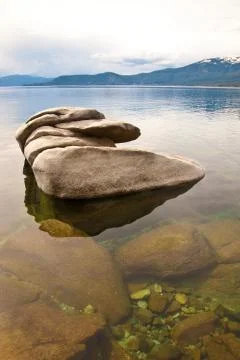 Floating stones Stock Photos