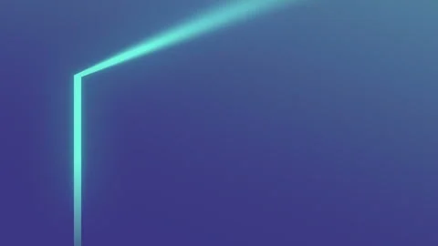 Floating streak of light through a opening portal. 3d render digital animation Video stock 226779239