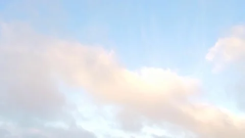Floating sunset clouds in the sky timelapse Vidéo 82988526