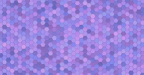 Floating surface made with hexagons. Stock Illustration