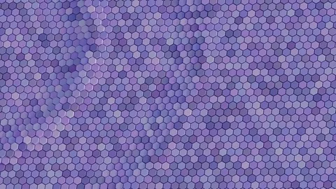Floating surface made with hexagons. Loop ready animation Stock Footage 78994263