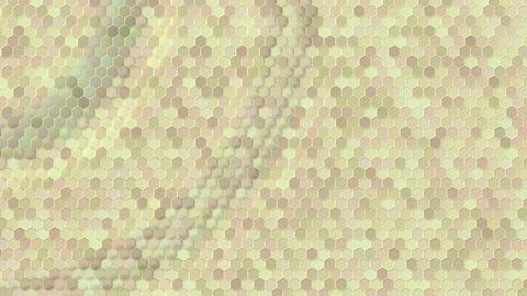 Floating surface made with hexagons. Loop ready animation Stock Footage 78994291