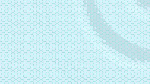 Floating surface made with hexagons. Loop ready animation Stock Footage 78995639