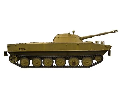Floating  tank on a white background 写真素材