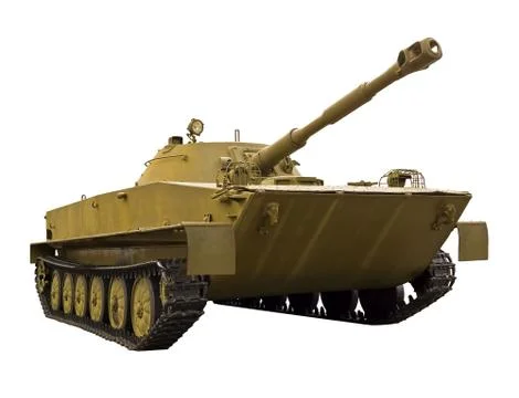 Floating  tank on a white background Stock Photos