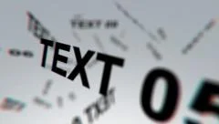 Floating Text Stock After Effects