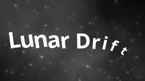 Floating text animation over a dark atmospheric nebula with glowing star Stock-Footage 338382345