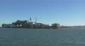 Floating towards Alcatraz Island in San Francisco 4k or 4k+ Resolution