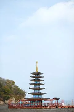 Floating tower Foto stock