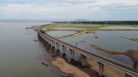 FLOATING TRAIN Stock Footage 302728462