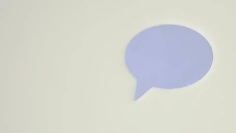 Floating translucent speech bubbles communication concept Stock Photos