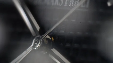 Floating watchface closeup Stock Footage 106247387