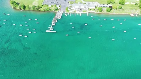 Floating in the Water - Skaneateles, NY Video stock 336301958
