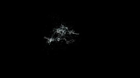 Floating water splash drop  Stock Photos