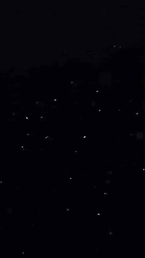 Floating white dust particles drifting slowly in dark space for abstract Stock-Footage 347692473
