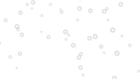 Floating White Particle Dots on White Background Stock Footage 330331476