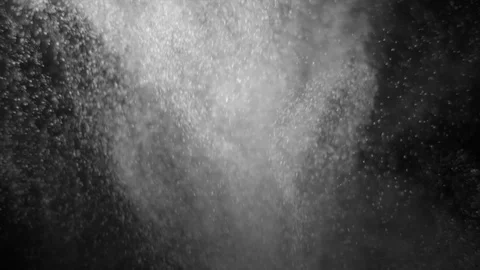 Floating White Particles Background - Real Footage Stockbeeldmateriaal 111863124