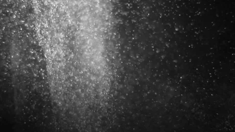 Floating White Particles Background - Real Footage Stockbeeldmateriaal 111866381