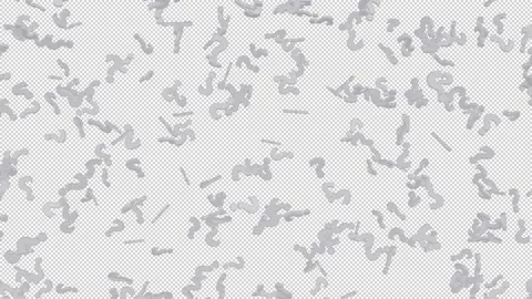 Floating White Question Mark Isolated loop on alpha background Stock Footage 237598583