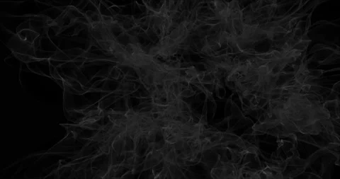 Floating white smoke on black background. Dry ice smoke fog Abstract smoke Video stock 131298237