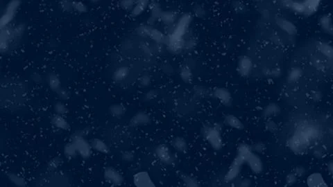 Floating white snow particles over dark blue background for winter festive .. Stock Illustration