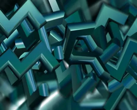 Floating Zig-Zags Background Loop Stock Footage 8945309