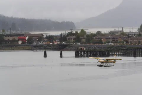 Floatplane in Alaska Stock Photos