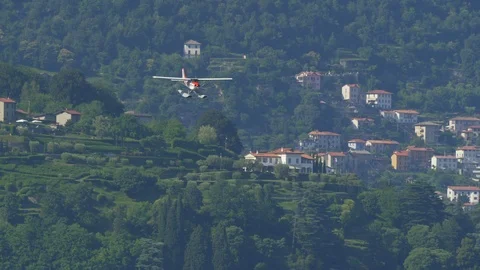 Floatplane Landing Video stock 93322419