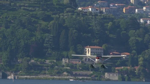 Floatplane Taking Off Stock Footage 93322474