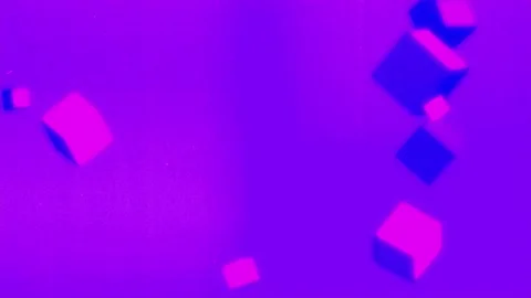 Floaty Cube with Grunge Texture 03 (4K) Video stock 150268551