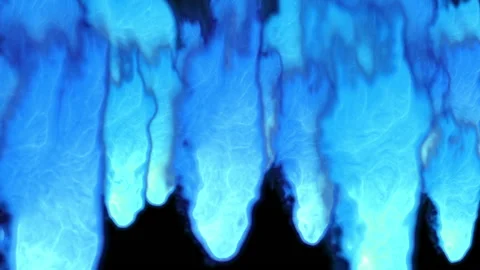 Flock of Blue flames Stock Footage 134760854