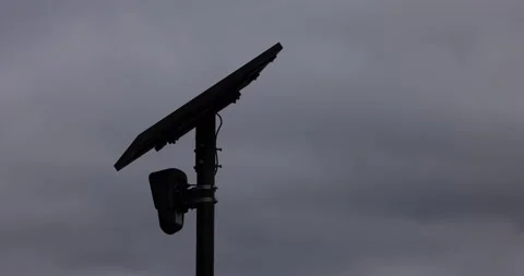 Flock Camera AI Surveillance Stock Footage 342290536