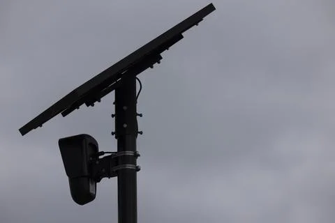 Flock Camera AI Surveillance Stock Photos
