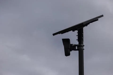 Flock Camera AI Surveillance Stock Photos