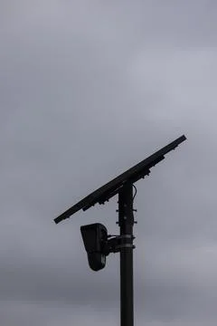 Flock Camera AI Surveillance Стоковые фото