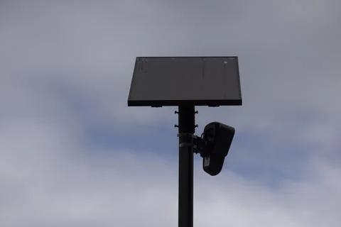 Flock Camera AI Surveillance Stock Photos