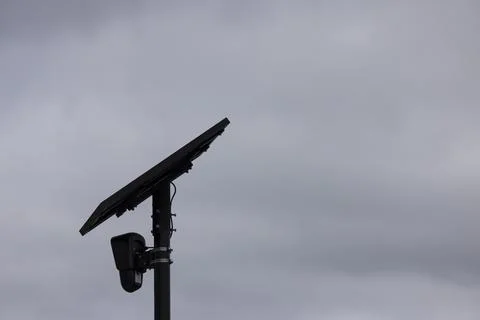 Flock Camera AI Surveillance Stock Photos