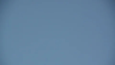 Flock of Cranes in flight formation during migration in autumn. Group of birds Stock Footage 101433081