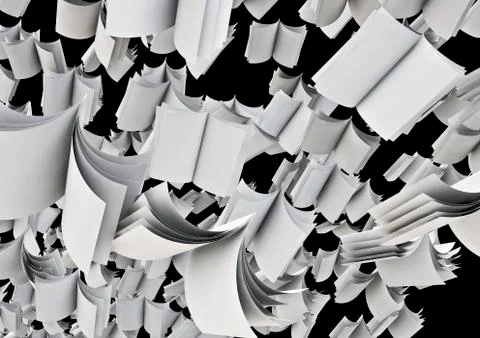 Flock of magazines Illustrazione stock