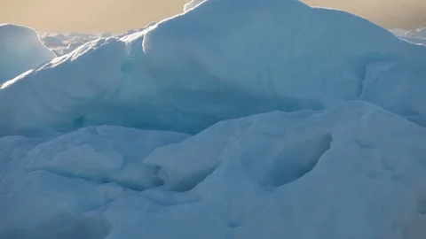 Floe in the  sunlight, Greenland Stock Footage 100871883