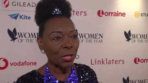 Floella Benjamin and Alison Hammond among stars attending Women of the Year Awa Stock Footage 318909095