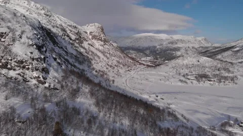 Up to Fløgatjerne Lake Stock Footage 171277308