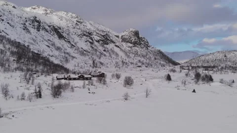 Up to Fløgatjerne Lake Stock Footage 171277359