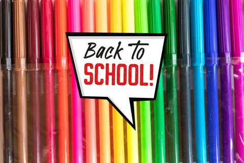 Flomasters are Ready For Back to School Stock Photos