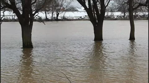 Flood and river Stock Footage 22110603