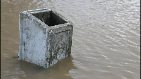 Flood and river Stock Footage 22140643