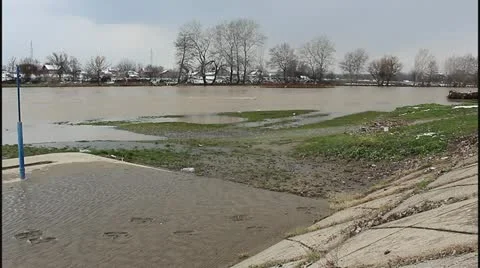 Flood and river Stock Footage 22145209