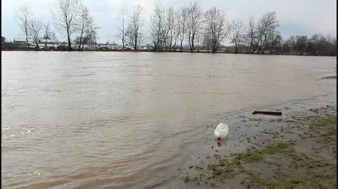 Flood and river Stock Footage 22157047